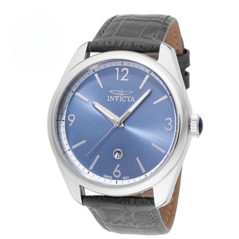🆕 Invicta Men's Watch with Genuine Leather Strap